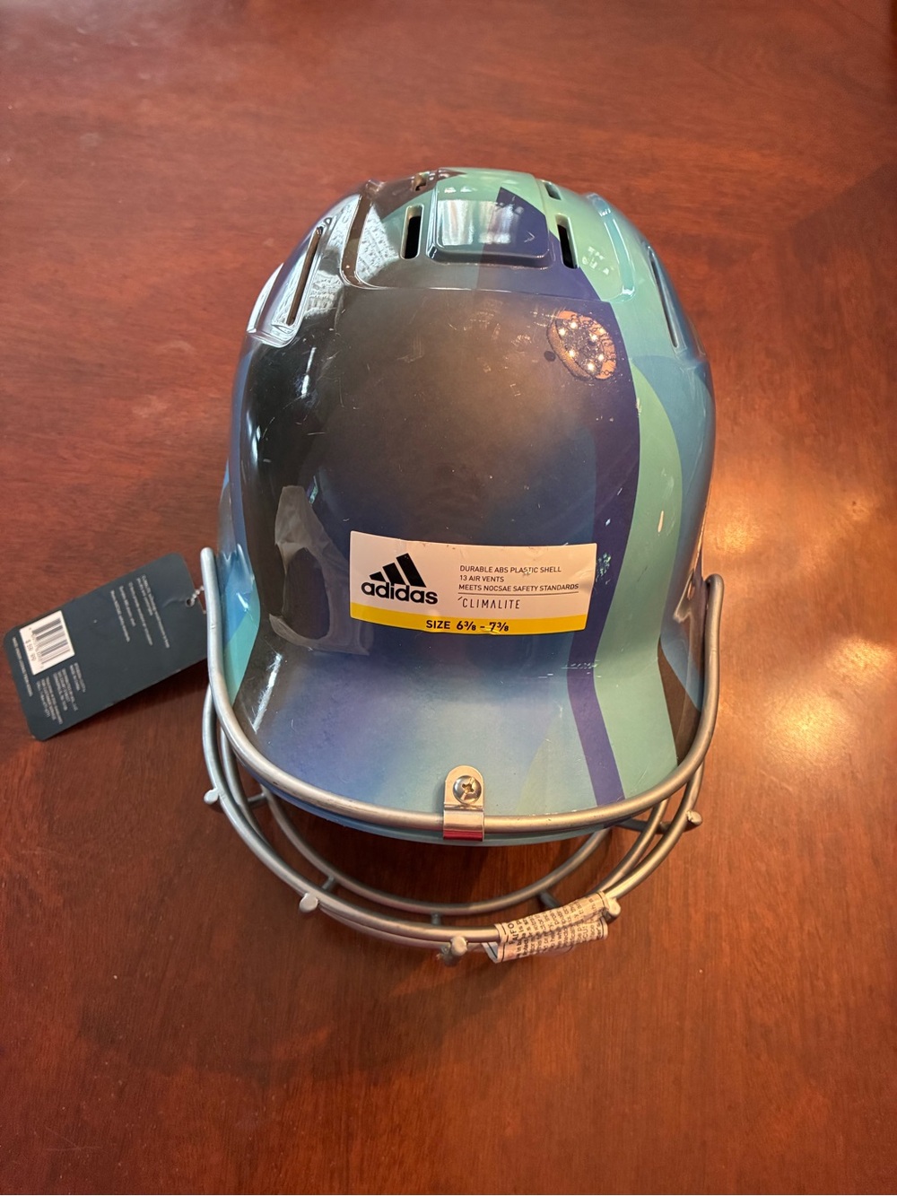 NWT Adidas Signature Series Climalite Fastpitch Softball Helmet Face Guard 6⅞–7⅜